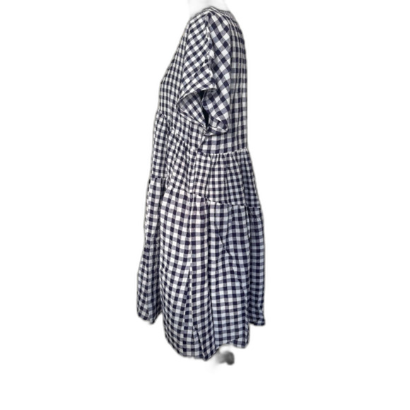 Anthropologie 11.1 TYLHO Blue Gingham Dress – Size Medium – NWT - Picture 3 of 4